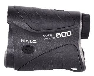 Halo XL600 6X Rangefinder features a compact design and 600 yard range